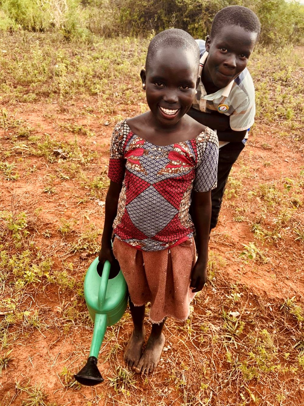 Children participating in community activities